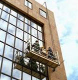 Cleaning with 2 m cradle