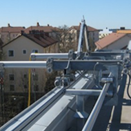Parapet Mounted Traversing Jib