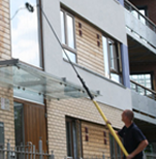 Long pole for low height access